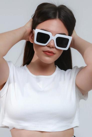 Módne slnečné okuliare, ART2170, biele