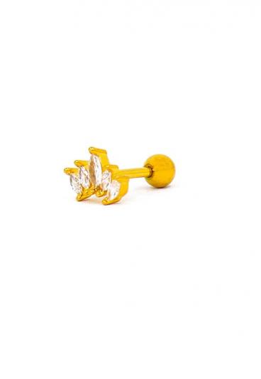 Elegantné mini náušnice zlatej farby