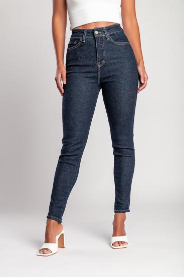 "Luxe Jeans" Super strečové úzke džínsy s vysokým pásom