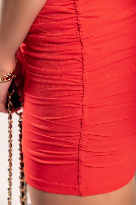 Elegantné mini šaty Atessa, červené