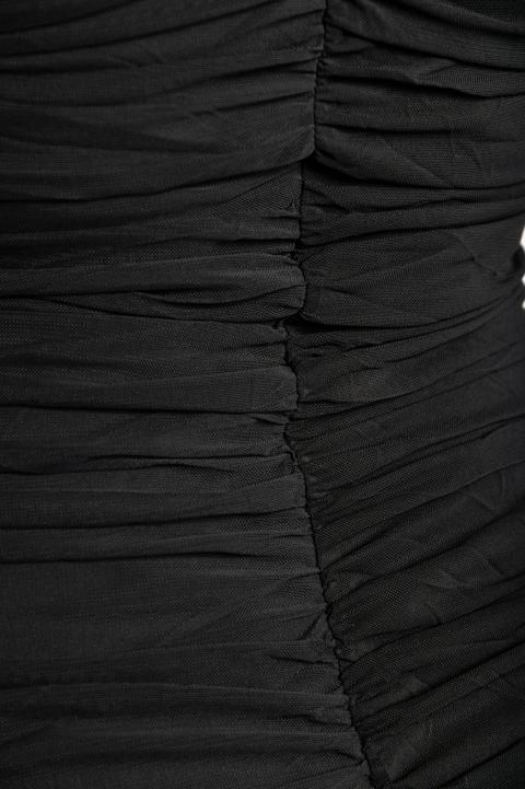Elegantné mini šaty Atessa, čierne