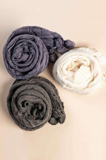 Sada 3 šálov, viacfarebná