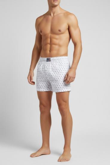 Pánske bavlnené boxerky, biele