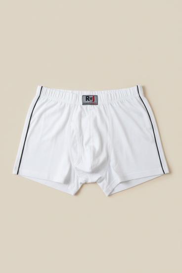 Pánske bavlnené boxerky, biele