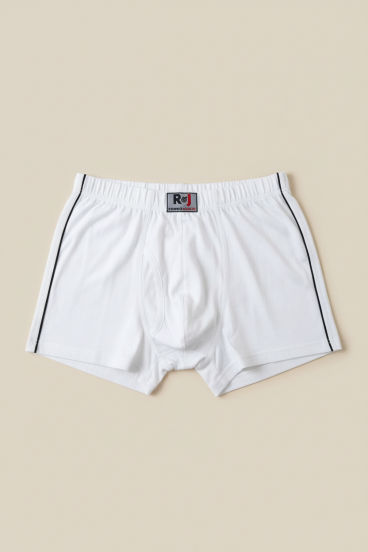 Pánske bavlnené boxerky, biele
