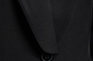 Klasický dlhý blazer Zefira, čierny