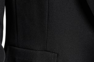 Klasický dlhý blazer Zefira, čierny